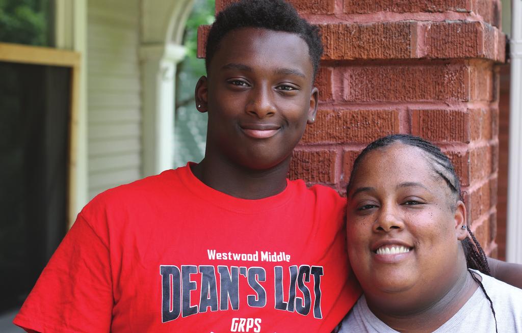 FAMILY FEATURE Meet Tearra and Charbert Fitz Last school year, Westwood Middle School named Charbert Fitz Student Athlete of the Year. There was an award, an embarrassing slide show, and a gift card.