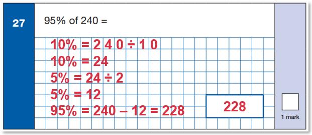 Maths Paper 1 (Arithmetic) Maths Paper 1 (Arithmetic) will take place on Wednesday 15th May 2019. It has a standard timing of 30 minutes and is worth a total of 40 marks.