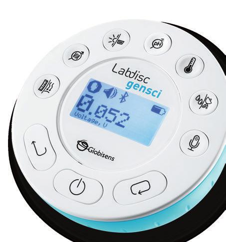 The HANDS-ON Labdisc enables students to collect and analyze real-life data completing the learning loop.
