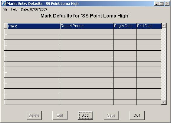 Setting the Zangle Marks Entry Defaults Two Zangle Front Office applications, Class Marks and Student Marks, allow you to enter marks.