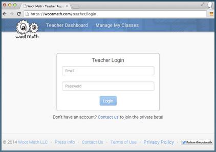 Once in the Teacher Dashboard, you can manage your classes as well as view your student progress.