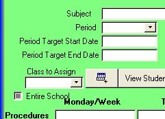 7. To assign an entire Class Select your Class number from Class to Assign. 8. Then Click the Button to the right. 9.