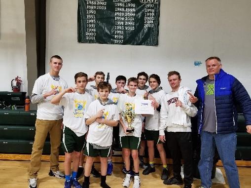 Congratulations to the Eighth Grade Boys B Team who won the St.