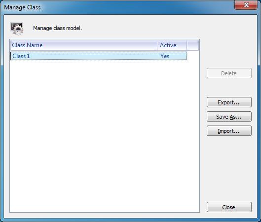4 Function Introduction of Teacher Side 4.1 Manage Class Click Menu-Manage Class on title bar to pop out a dialog as below, teacher can manage the class in this dialog.