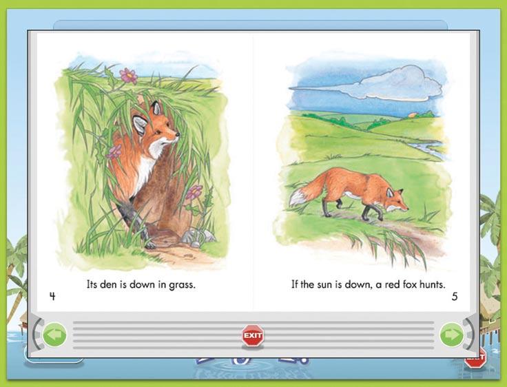 bright, full-color illustrations Because students can practice independently at their own pace, not only do they build reading skills but they also build
