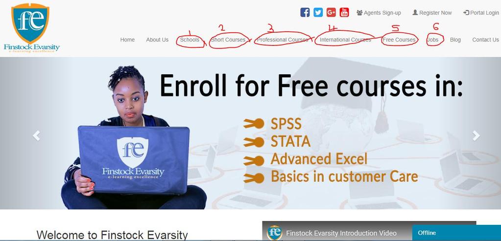 HOW TO APPLY FOR A COURSE AND PAY APPLICATION FEE AT FINSTOCK EVARSITY COLLEGE This tutorial is aimed at guiding prospective students on how to apply for a course at Finstock Evarsity College.
