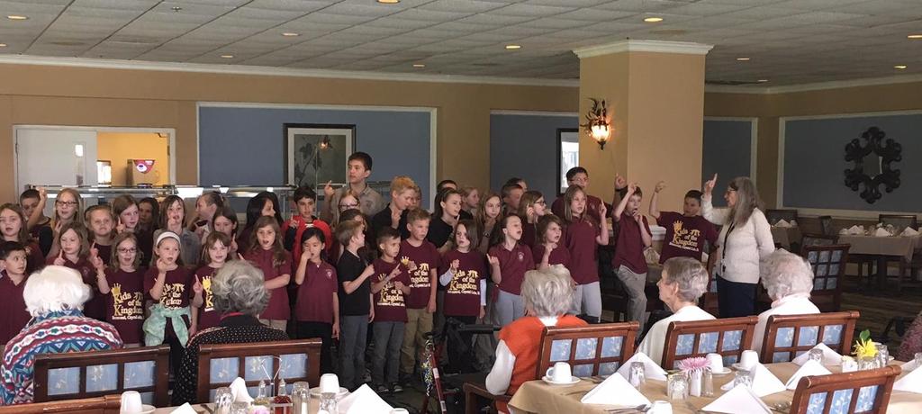 Kids of the Kingdom Singing at Nursing Home NATIONAL LUTHERAN SCHOOL ACCREDITATION (NLSA) During the 2014-2015 school year, Immanuel went through the yearlong accreditation process.
