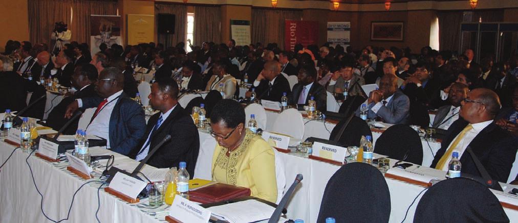COVERSTORY (Clockwise from top) More than 350 participants registered for the conference; the KP monitor for Zimbabwe Abbey Chikane lends a keen ear to the proceedings; the two-day event had standing