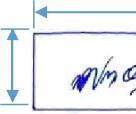 Signature Specifications: a) Please draw a rectangular box of size 2 cm 7 cm (Height Width) on an A4 white paper. Sign with black or dark blue ink pen within this box.
