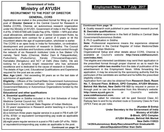 Copy of Advertisement published in
