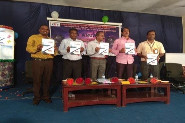Later the SPACE magazine was released by the Chief Guest and the copies are distributed to