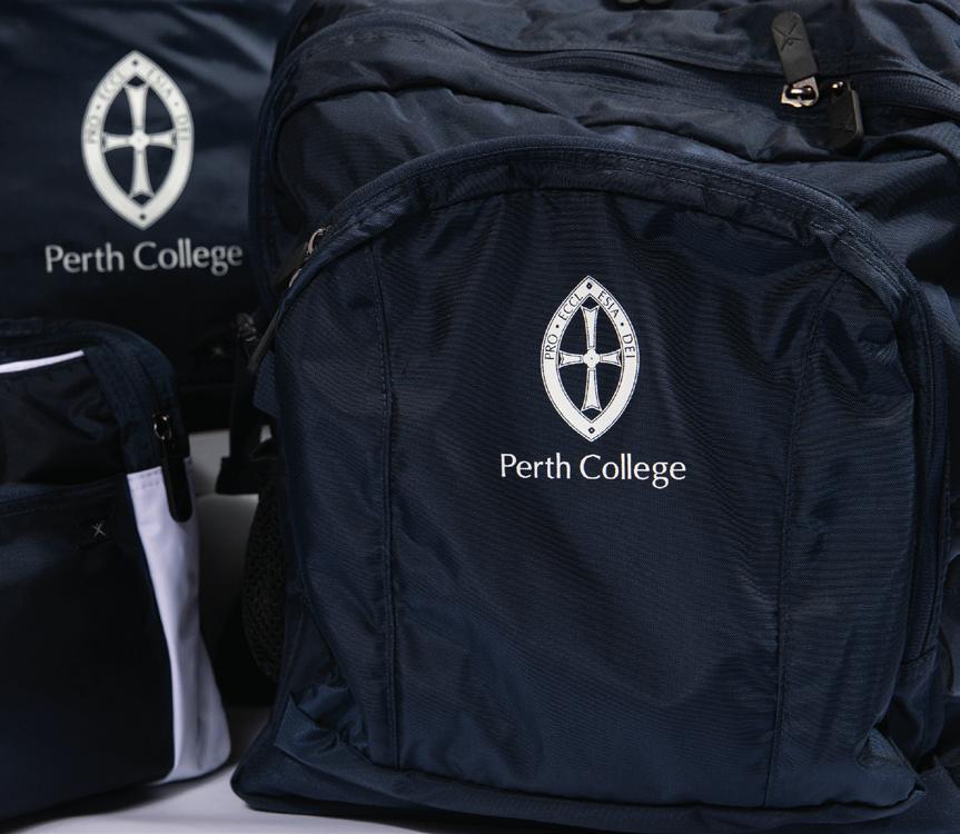 School Bags & Accessories. Compulsory School Bags Year Item K-P 1 to 2 3 4 5 6 7 to 12 Prices * Perth College school bag $60.00 - $65.00 Perth College sports bag $20.00 - $40.