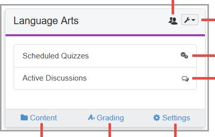 Welcome to VirtualClassroom On the Dashboard, your current courses display in panes where you can click on the text or buttons to perform the following actions: course in collaboration copy course,