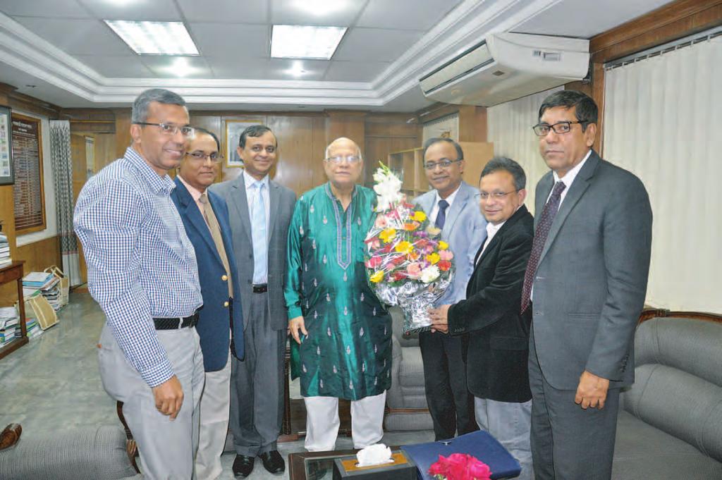 ICMAB Delegation called on Finance Minister A delegation of ICMAB led by its President Mr. Jamal Ahmed Choudhury FCMA called on Mr. Abul Maal A.