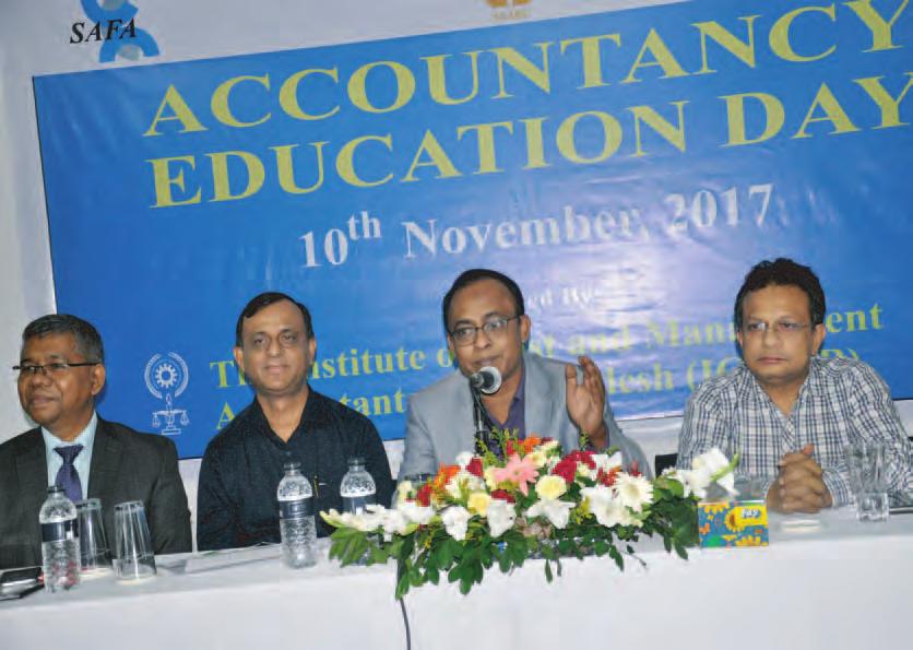 Observance of SAFA Accounting Day South Asian Federation of Accountants (SAFA) declared 10th November 2017 as Accounting Day in SAFA countries.