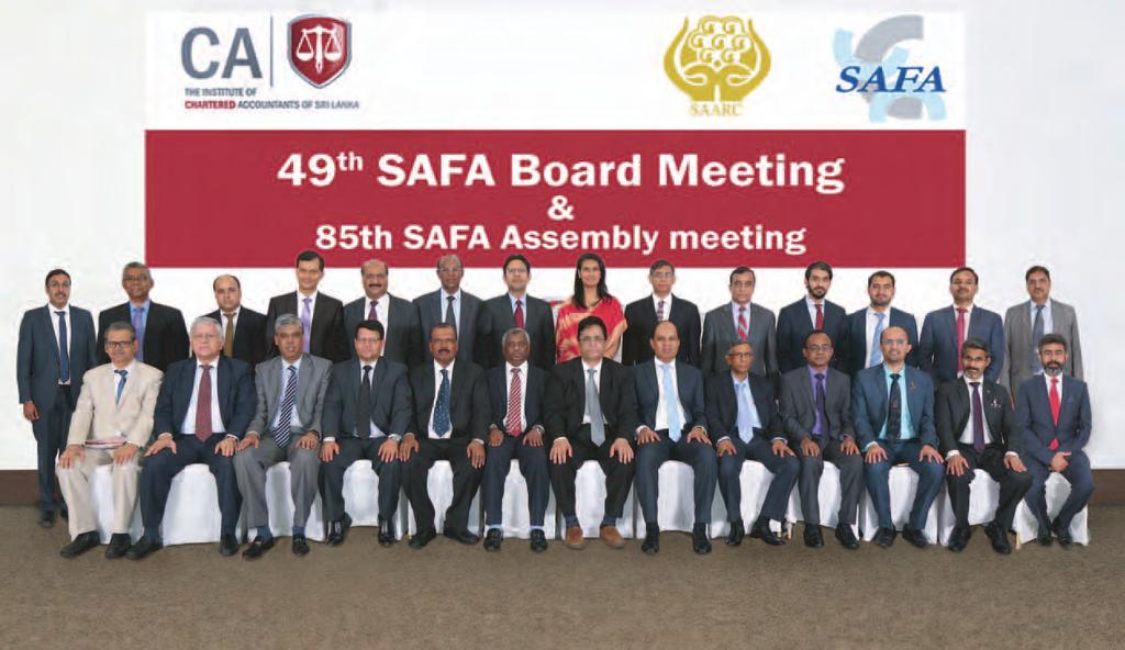 SAFA Board, Assembly, Committees Meetings & SAFA International Technical Workshop at Colombo, Sri Lanka A six-member delegation from ICMAB attended SAFA Board, Assembly & Committees Meetings followed