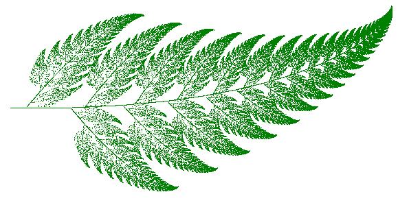 MAS212 Scientific Computing and Simulation Example: The Barnsley Fern.