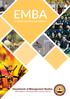 EMBA 2-YEAR DEGREE PROGRAM. Department of Management Studies. Indian Institute of Technology Madras, Chennai