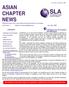 ASIAN CHAPTER NEWS Official Newsletter of the Asian Chapter of the Special Libraries Association