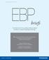 EBP briefs. A scholarly forum for guiding evidence-based practices in speech-language pathology