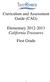 Curriculum and Assessment Guide (CAG) Elementary California Treasures First Grade