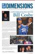 DIMENSIONS. Bill Cosby CONVERSATIONS WITH. Official Publication of the Wayne County Community College District