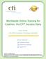 Worldwide Online Training for Coaches: the CTI Success Story