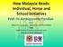 How Malaysia Reads: Individual, Home and School Initiatives
