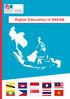 Higher Education in ASEAN