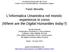 L'Informatica Umanistica nel mondo: esperienze in corso (Where are the Digital Humanities today?)