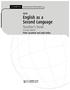 International Examinations. IGCSE English as a Second Language Teacher s book. Second edition Peter Lucantoni and Lydia Kellas