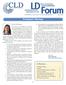 Forum. President s Message. In This Issue...