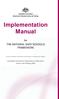 Implementation Manual