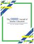 The OHIO Journal of Teacher Education FALL VOLUME 30. NUMBER 2