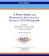 A Pilot Study on Pearson s Interactive Science 2011 Program