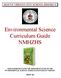 Environmental Science Curriculum Guide NMHZHS