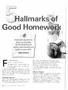 Hallmarks of ood Homew