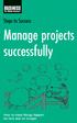 Manage projects successfully