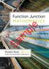 Function Junction. Student Book Achieve Functional Skills in Mathematics