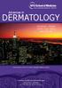 DERMATOLOGY. Sponsored by the NYU Post-Graduate Medical School. 129 Years of Continuing Medical Education
