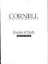 CORNELL. Courses of Study