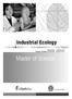Industrial Ecology. Study Guide Master of Science