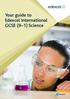 Your guide to Edexcel International GCSE (9 1) Science