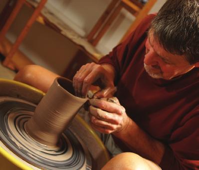Hidden Gem: Hawk Spirit Studio Acclaimed in both pottery and glasswork, Bill and Susan Moore live and work on a farm near