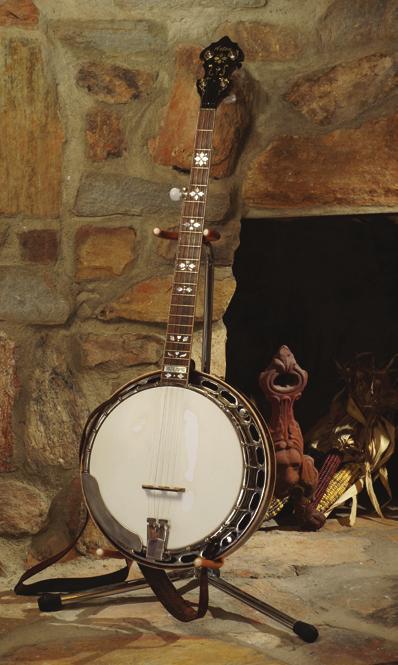 Custom banjo handcrafted by