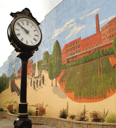 Visual Arts The striking mural in is one of two well-known public artworks in the county and it is a fixture in the revitalized downtown district blossoming for several years.