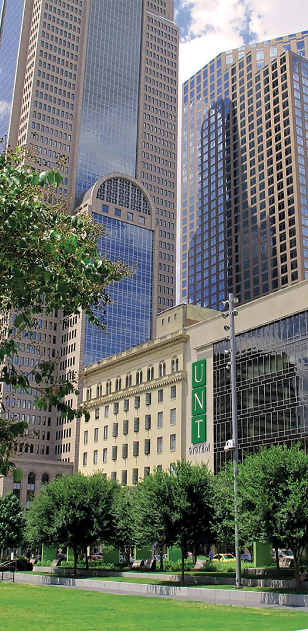 LOCATION, FACILITIES AND NEW PLANS The College of Law is currently located in downtown Dallas, at 1901 Main Street, in the same building with the UNT System offices.