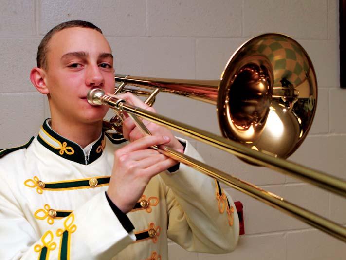 Faces COMMUNITY 1 Area residents from all walks of life, who are out & about, doing this & that. 1. Bradford Shughart from Fairfield Area High School was selected to perform in the PMEA District 7 Lower Band Festival, which was held on Jan.