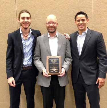 USF Awarded Oustanding AlChE Chapter USF was awarded Outstanding AIChE Student Chapter for the 2014-2015 School Year. AICHE is under the direction of Dr. Ryan Toomey.