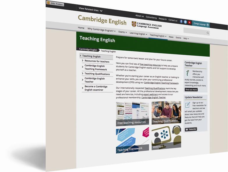 Further information Developing functional language skills for Cambridge English: Key for Schools 15 and 17 June 2015 University of Cambridge Cambridge English Language Assessment 1 Hills Road,